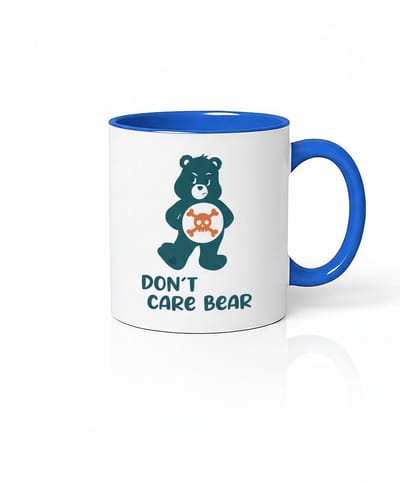Don't Care Bear Mok - Grappige Keramische Koffiemok voor Koffieliefhebbers