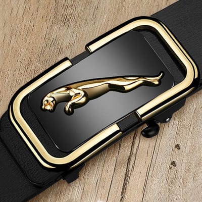 Leren Riem Echt Leer Tandeloos Automatische Gesp Jong Middelbare Leeftijd High End Business Casual Veelzijdige Riem Mannen 110cm gray