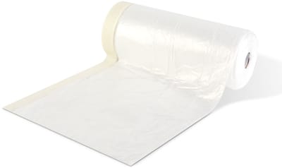 Handy - Afplakfolie met Schilderstape – 20 m x 2,5 m – 7 µm – Beschermfolie voor Schilderen - 1 Stuks [11211]