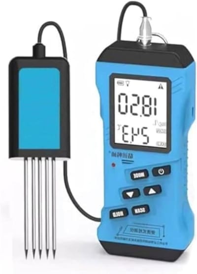 Bodemtester 7-in-1 - Bodemmeter pH Vocht - Planten Verzorgen - LCD Display Achtergrondverlichting - 0-100% Vocht - Zwart