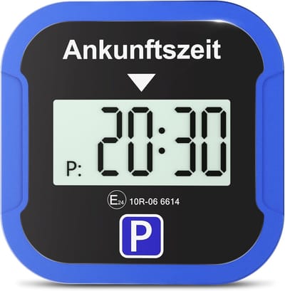 Warmfay Elektronische parkeerschijf met goedkeuring van KBA