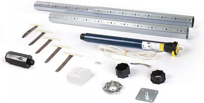 Gemotoriseerde As Rolluiken - Rolluik Motor Set - Rolluiken Automatiseren - Bedrade Aandrijving Inclusief Afstandsbediening - 2.5 meter - Verzinkt
