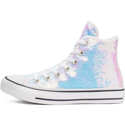 Chuck Taylor All Star Dames Converse High 'Mini Pailletten' Dames 566600C 37 white