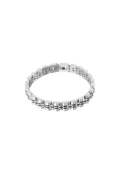 Tudor Gems Urban Link Chain Armband RVS Zilver - Verkleurt niet - Roestvrij staal - Goudlief.nl