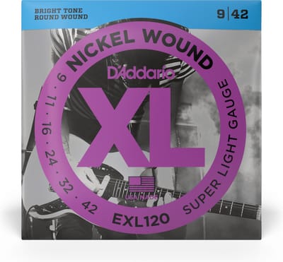 D'Addario EXL120 Snaren set voor elektrische gitaar 009 - 042