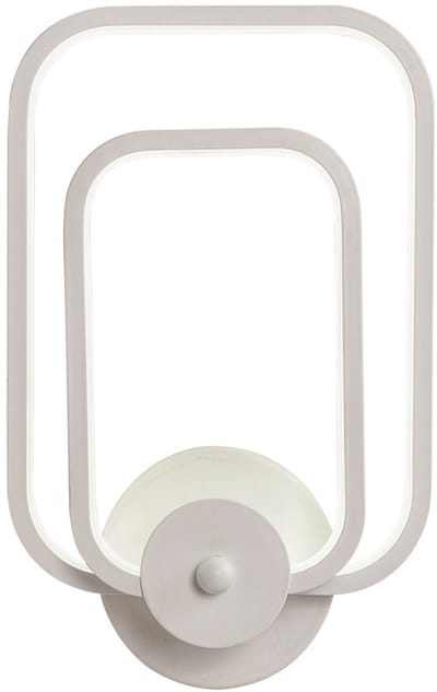 Wandlamp LED Design Wit Rechthoek - Scaldare Gaeta