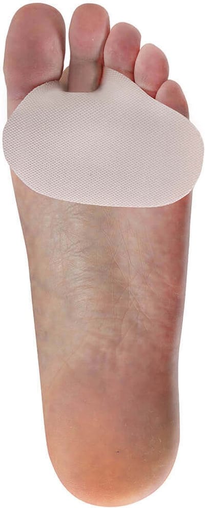 Uriel - Voorvoetkussen Gel – Voorvoetsteun met Teenlus – Middenvoetskussen voor Drukverlichting en Demping – Herbruikbaar – Links & Rechts
