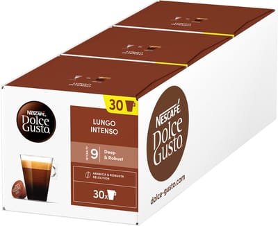 Nescafé Dolce Gusto capsules Lungo Intenso - 90 koffiecups voor 90 koppen koffie