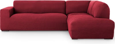Belmarti Milos hoekbankhoes - Chaise longue rechts - Rood