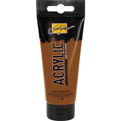Solo Goya Oxidebruine Acrylverf - 100ml tube - Hoge kwaliteit A-merk