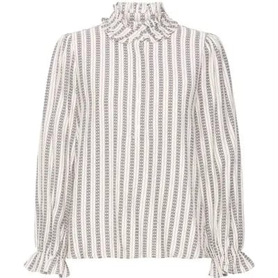 Damesblouse met lange mouwen Ichi Flonizo