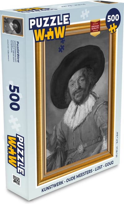 Puzzel Kunstwerk - Oude meesters - Lijst - Goud - Legpuzzel - Puzzel 500 stukjes