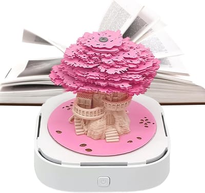 3D Kalender - Afscheurkalender Sculptuur - Bureau Decoratie - Meerlaags Papiersnijden - 9.3 x 9.3 x 8.5 cm - Uniek