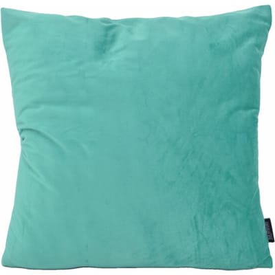 Gek op kussens! Velvet aqua blauw | 45 x 45 cm | kussenhoes | polyester