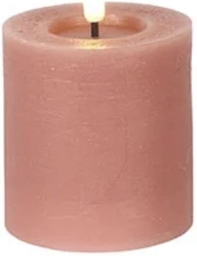 Countryfield LED Stompkaars rustiek 8 cm - Roze