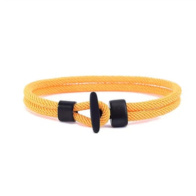 Livano Armband - Staal - Nep Zilver - Dames - Oranje