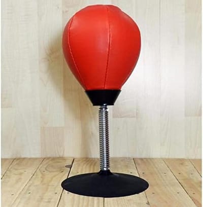 Tafel bokszak - Bokszak tafel - Stress verlichten - Met zuignap - 10 cm x 36 cm - Rood
