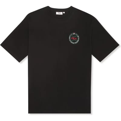 Fila T-shirt Heren - Zwart - Katoen - Maat S