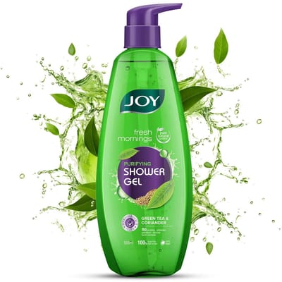 Joy Groene Thee Douchegel Body Wash 500 ml Pak van 1 Zacht Zuiverend Ontgiftigend Dagelijkse Reiniger green