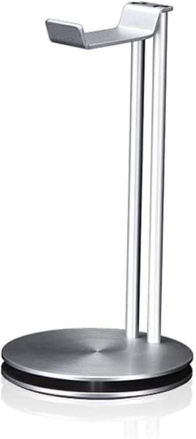 Koptelefoonhouder - Headset standaard - Bureau organiseren - Aluminium constructie - Universeel - Zilver