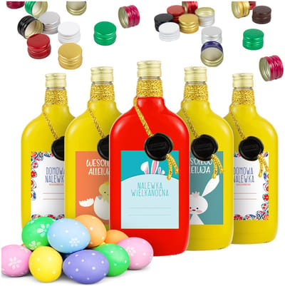 Bimberek - Klassiek - Decoratieve Paasfles - 500ml - Met Gouden Koord