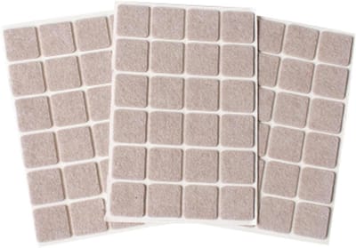 Vilt Stoel Leg Pads - Vloerbeschermers Meubels - Vloeren Beschermen - Zelfklevend Dik Vilt - 72 stuks - Bruin