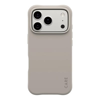 CARE by PanzerGlass Fashionable Case Samba met MagSafe voor de Apple iPhone 17 Pro - Vanilla Beige