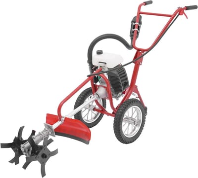 Tuinfrees - Grondbewerker - Bodem losmaken - Krachtige 4 pk motor - 145 x 44 x 70 cm - Rood