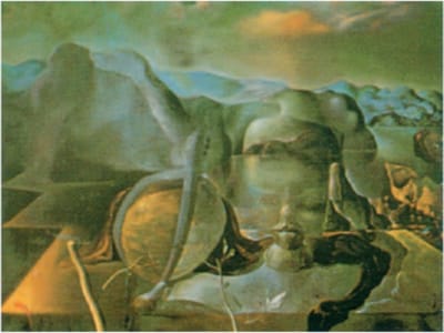 Salvador Dalí - Het eindeloze raadsel - Kunstposter - 40x50 cm