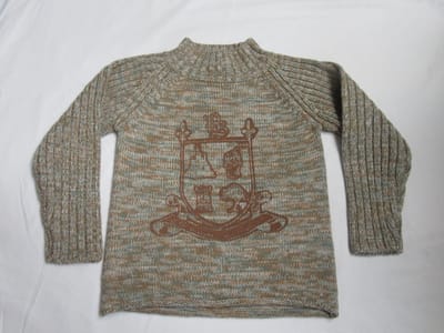 petit bateau , jongens ,  trui , gebreid , camel /kaki , 4 jaar 102