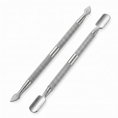 Roestvrijstalen Cuticle Pusher - Dode Huid & Cuticle Verwijderaar - Manicure Reiniger - Nagelverzorging Gereedschap - IXEN