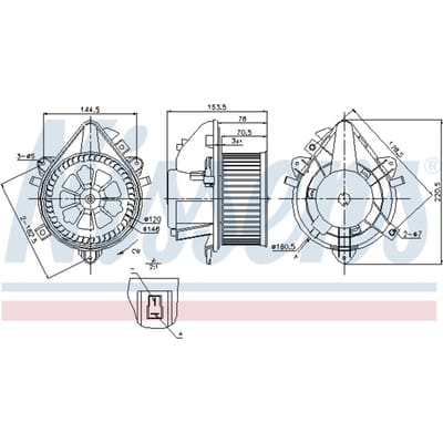 Interieurventilatie NISSENS 87124