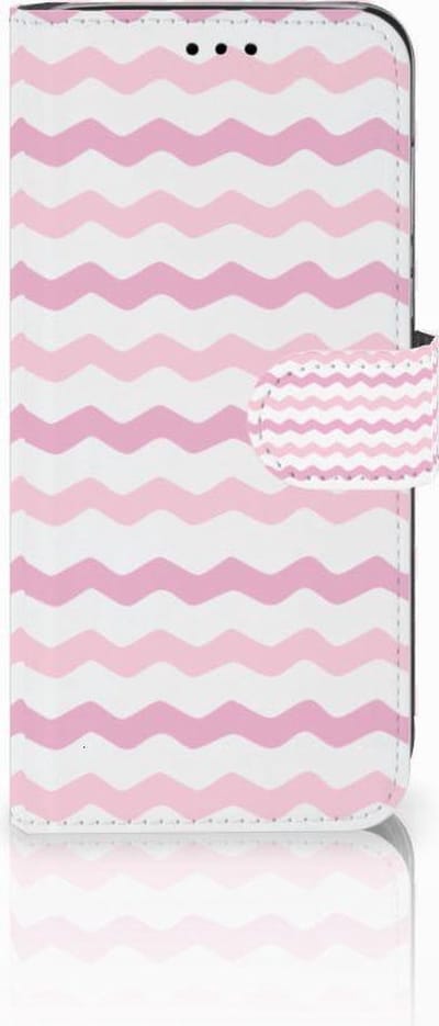 Huawei P20 Lite Telefoon Hoesje Waves Roze
