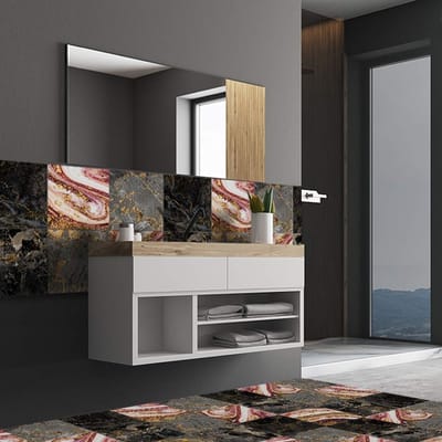 Dailygoods- Tegelstickers 20x20 cm - 10 Stuks - Zelfklevend - Muurstickers - Decoratie voor Keuken/Badkamer - Eenvoudig te Verwijderen - Muursticker