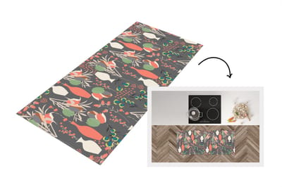 Keukenloper - Loper keuken - Boeket - Bloemen - Patronen - 120x50 cm - Keukenloper vinyl
