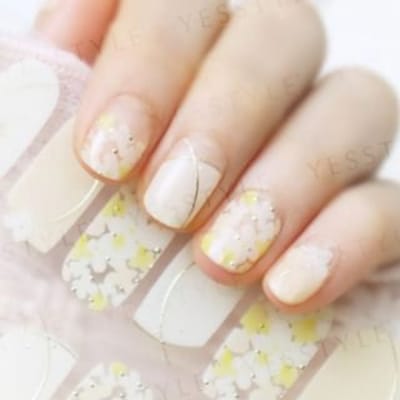 Lunacaca - Drifting Flower Rain Nail Art Stickers 24 pcs