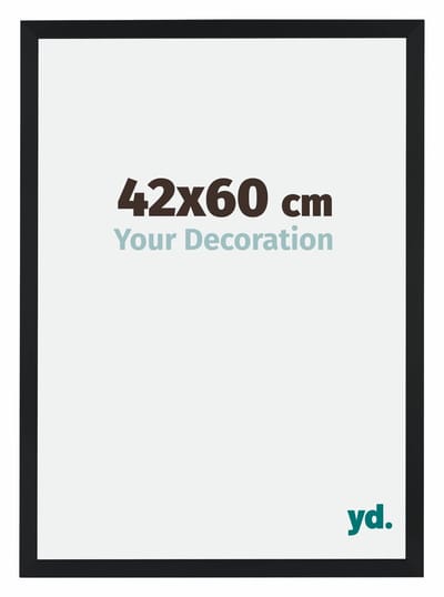 Your Decoration - Fotolijst 42x60 cm - MDF - Zwart Mat - Catania
