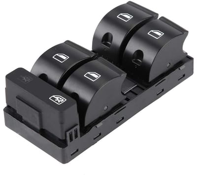 Dailygoody - Schakelaar ruitbediening - Ruitbediening schakelaar - Perfecte vervanging - Geschikt voor B6 B7 - Auto accessoires - Betrouwbare kwalitei...