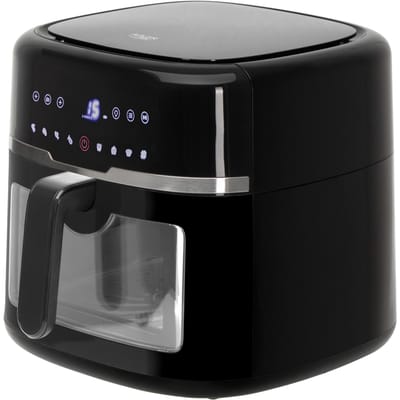 Olievrije friteuse Luchtfriteuse Olievrije friteuse 8L 80-200 ° C timer 2500W 9 programma's weergave
