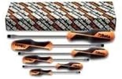 Set van 6 Schroevendraaiers voor Platte Kop - Robuust Handgereedschap