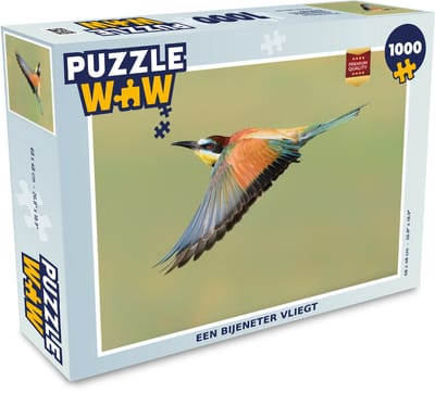 Puzzel Een Bijeneter vliegt - Legpuzzel - Puzzel 1000 stukjes volwassenen
