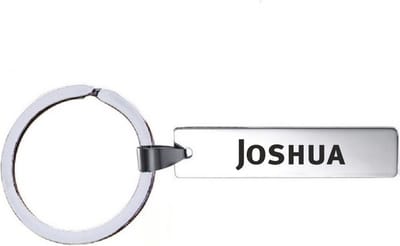Sleutelhanger Met Naam - Joshua - RVS