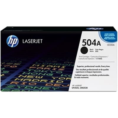HP CE250A nr. 504A toner cartridge zwart (origineel)