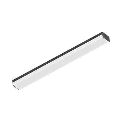 BRAYTRON - PROLINE - Led Batten - Led Balk - Plafondlamp - 36W - 120cm - Aanpasbare licht kleur 3000/4000/6000K - IP40 - Zwart