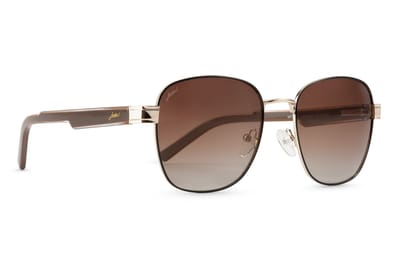 Jackie L Angers ZO-0274A goud-zwart – bruin dégradé polarised TAC – UV400