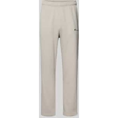 straight fit Sweatpants met Labelstitching