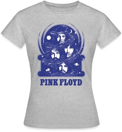 Pink Floyd Logo En Band T-Shirt Dames