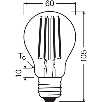 OSRAM HOMELIGHTING 4099854338601 LED-lamp Energielabel A (A - G) E27 3.8 W = 60 W Warmwit (Ø x h) 60 mm x 60 mm 3 stuk(s)