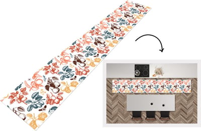 Keukenloper - Loper keuken - Fruit - Vintage - Boom - Design - 300x50 cm - Keukenloper vinyl