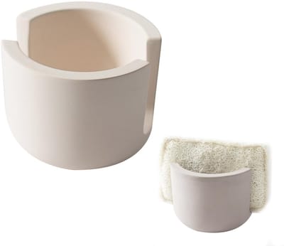 Sponshouder, sneldrogende afwaszeep spons organisator waterabsorberende gootsteen steen drogen Caddy voor keuken badkamer wastafel